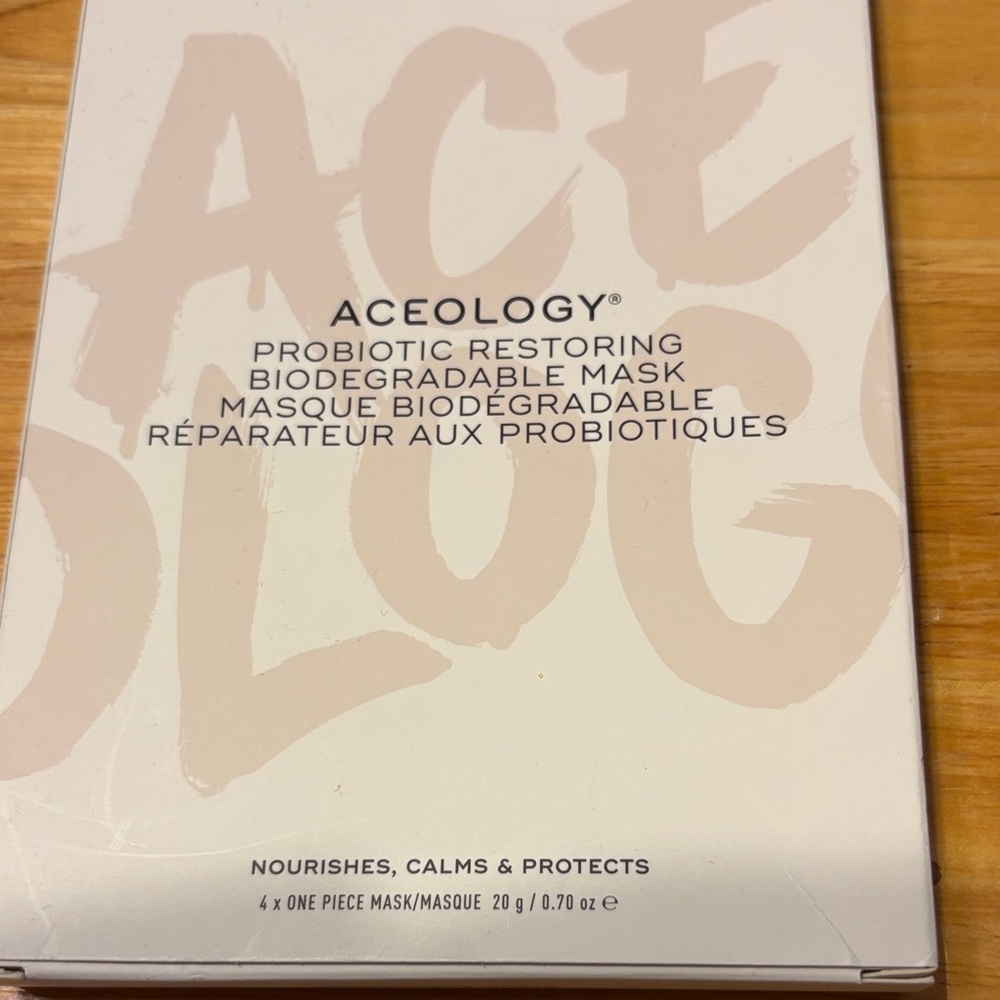 Aceology Probiotic Restoring Biodegradable Mask - Cream